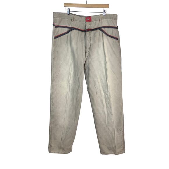 LE JEAN DE MARITHE FRANCOIS GIRBAUD Other - Marithe Francois Girbaud Cargo Pants Ecru Size EU 44 (45x33) Straight Leg VNT